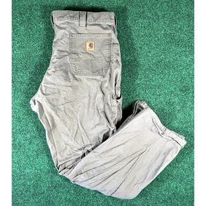 Carhartt Dungaree Original Fit Canvas‎ Work Jeans Mens Size 40 x 32 B151 LBR
